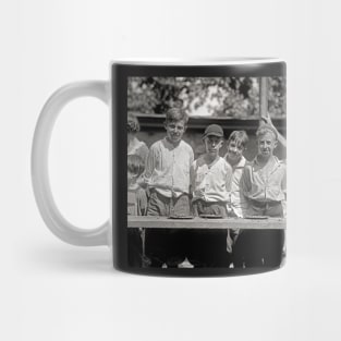 Pie Eating Contest, 1923. Vintage Photo Mug